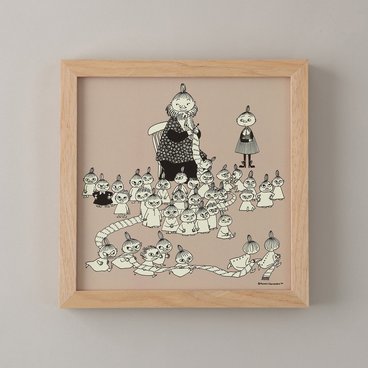 アートポスター | MOOMIN MYNOMAFURA（ミイのマフラー）pink フレーム