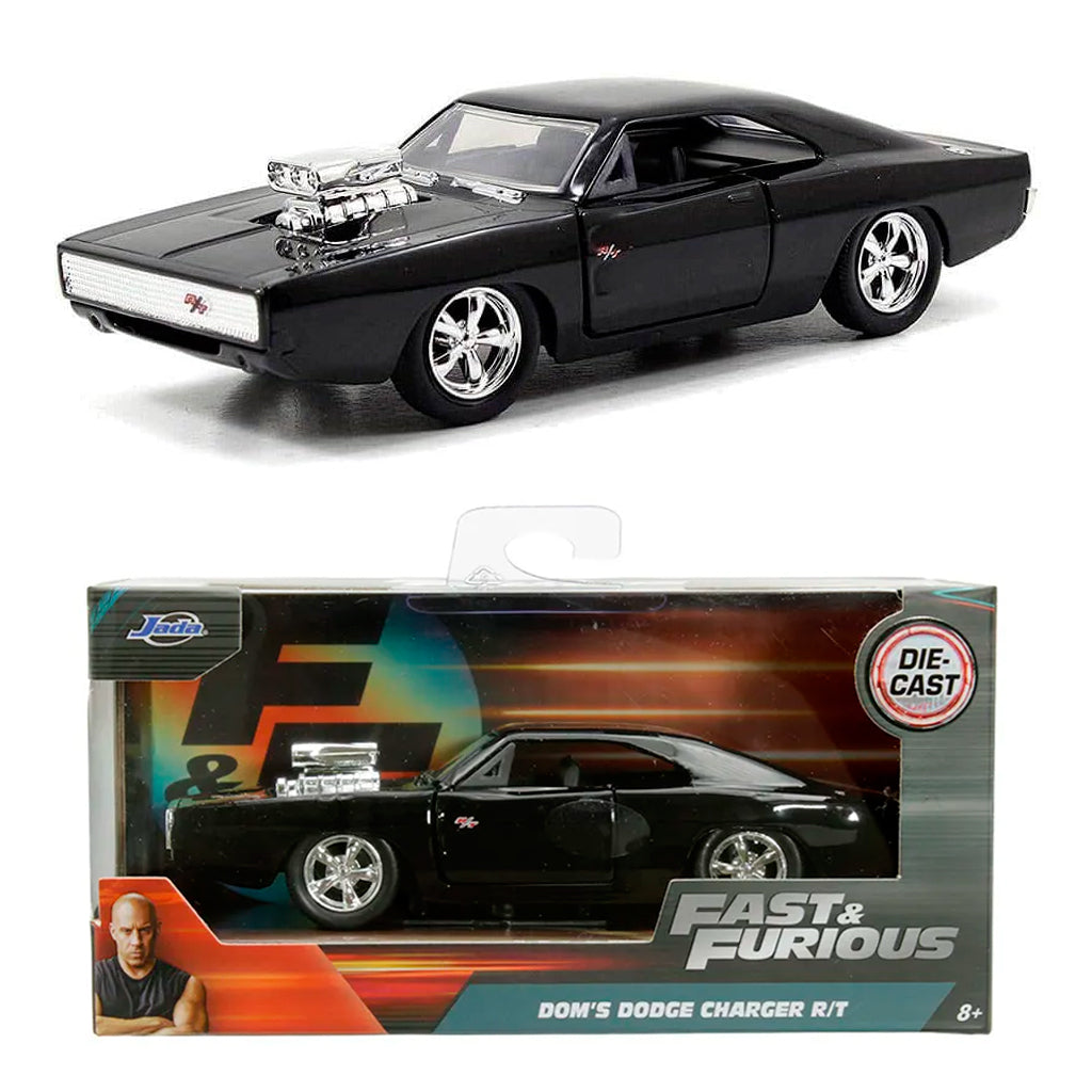 Jada Dom's Dodge Charger R/T Gloss Black - Fast & Furious (1:32