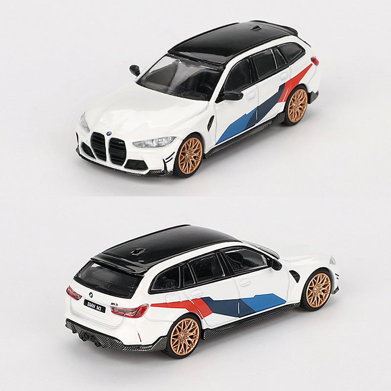 Mini GT BMW M3 M Performance Touring White (776) 1:64 (Box Dented