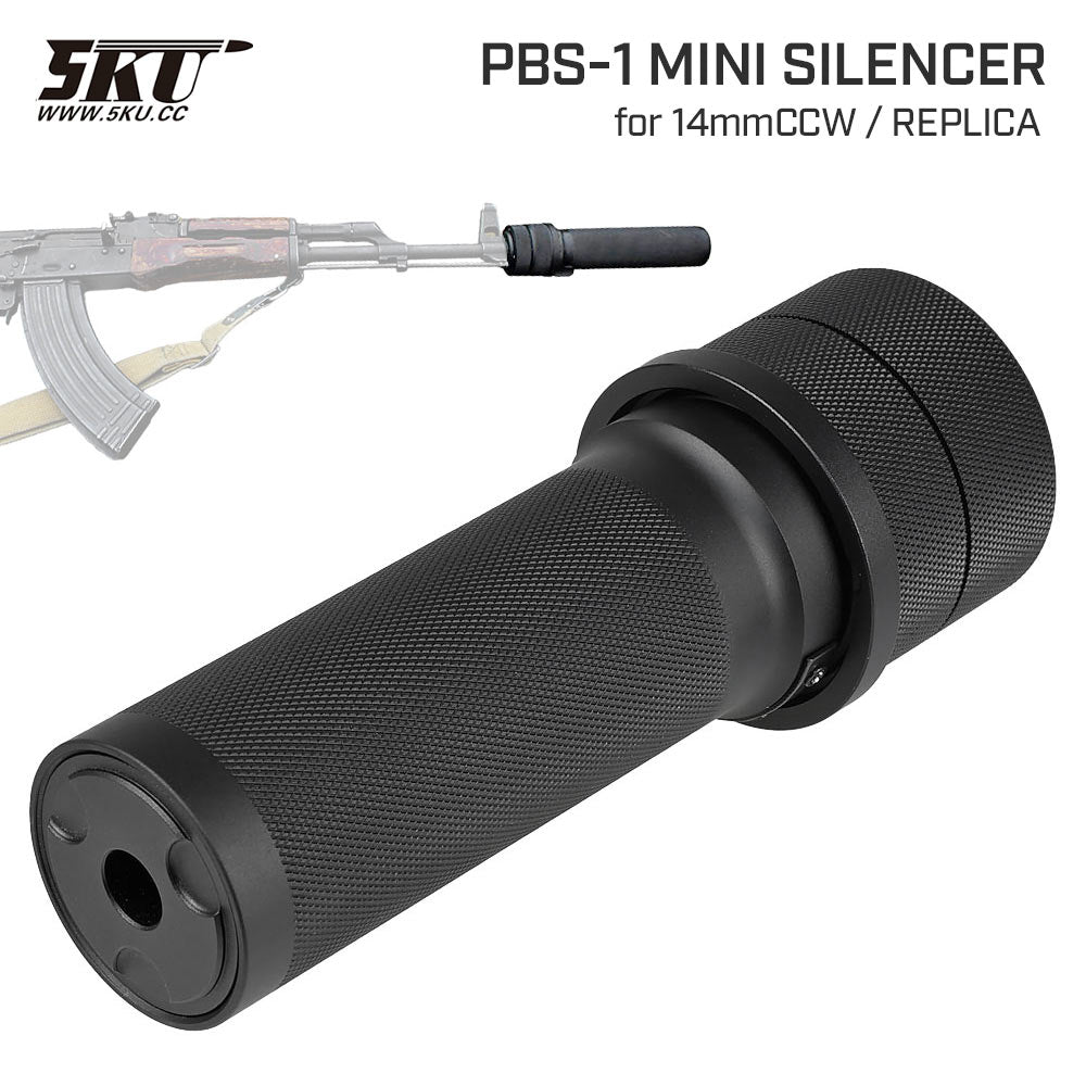 5KU 製 】 14mm 逆ネジ 対応 PBS-1 MINI サイレンサー サプレッサー