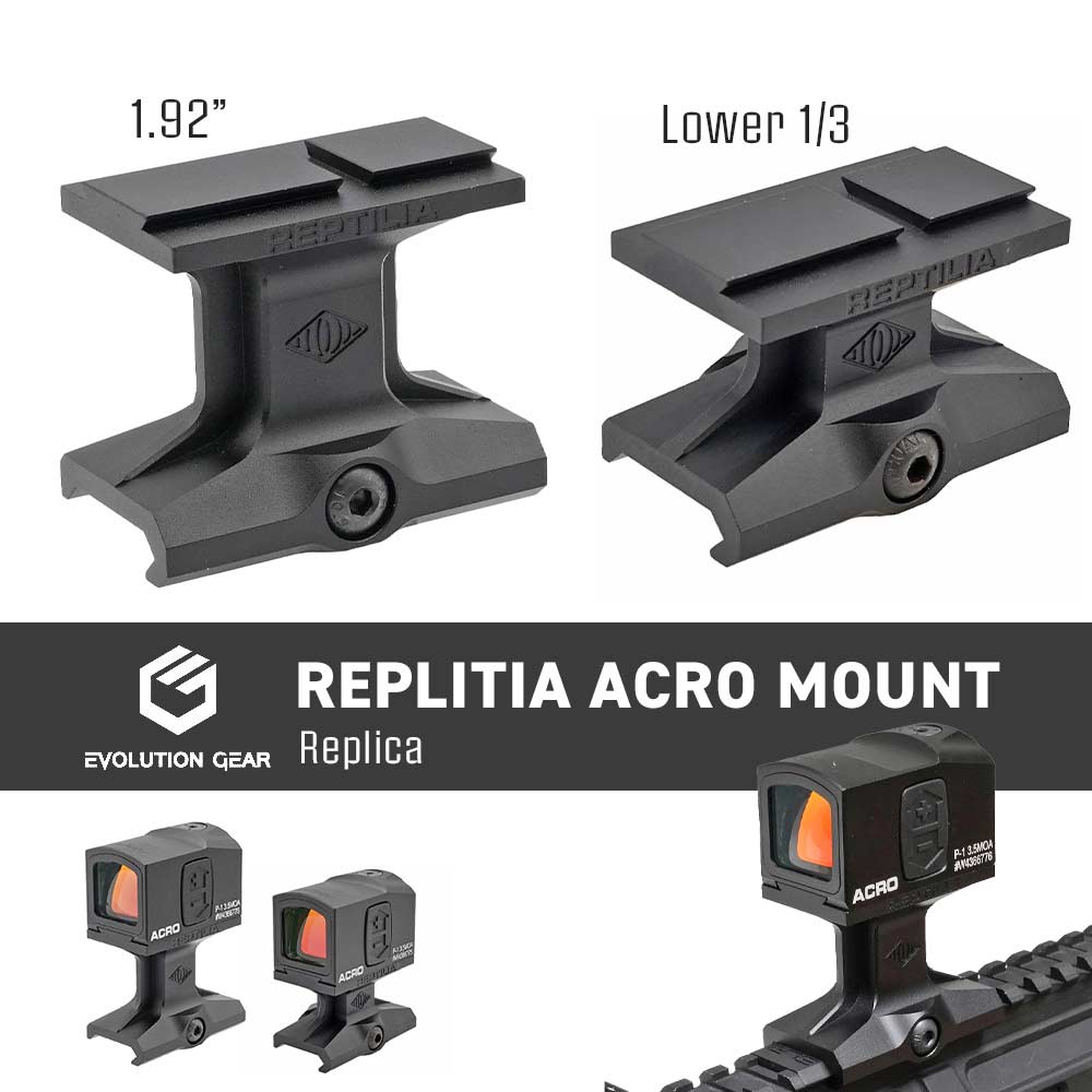Evolution Gear 製 】 REPTILIAタイプ ACRO 専用 20mmレイル マウント