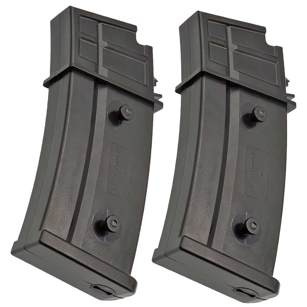 2本セットが激安！！【MAG製】 電動ガン G36シリーズ対応 100連 スペア