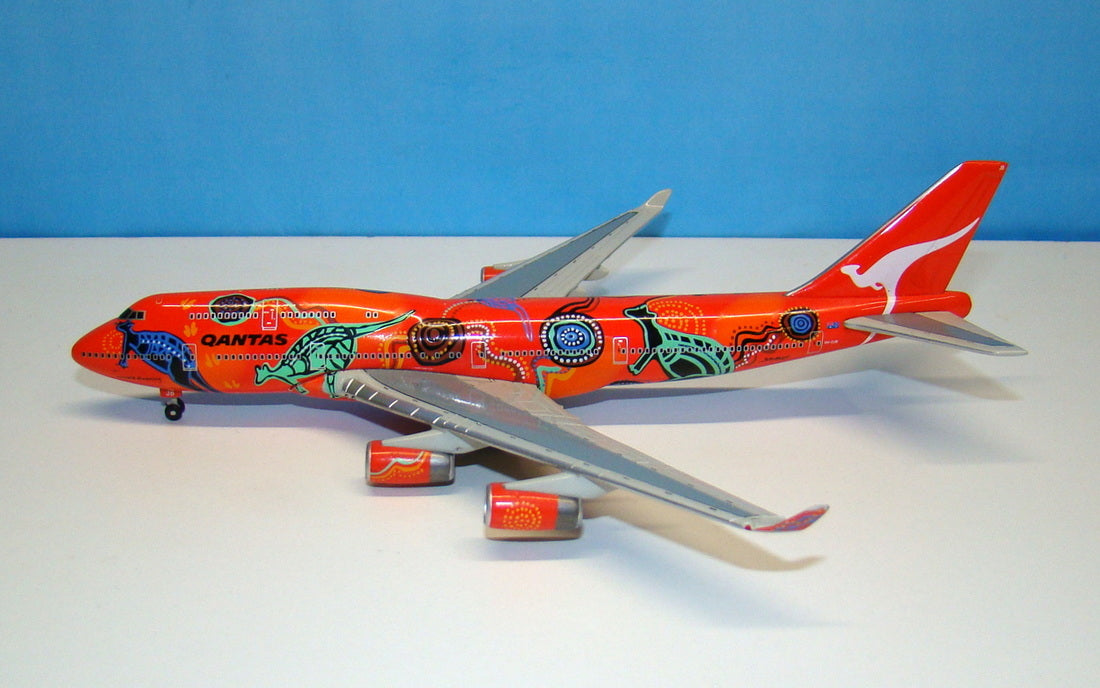 QANTAS Boeing 747-400 VH-OEJ Gemini Jets 1:400 – Airline Employee Shop