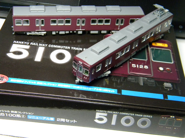 阪急5100系リニューアル車のN化―4: 赤い狐と緑の狸