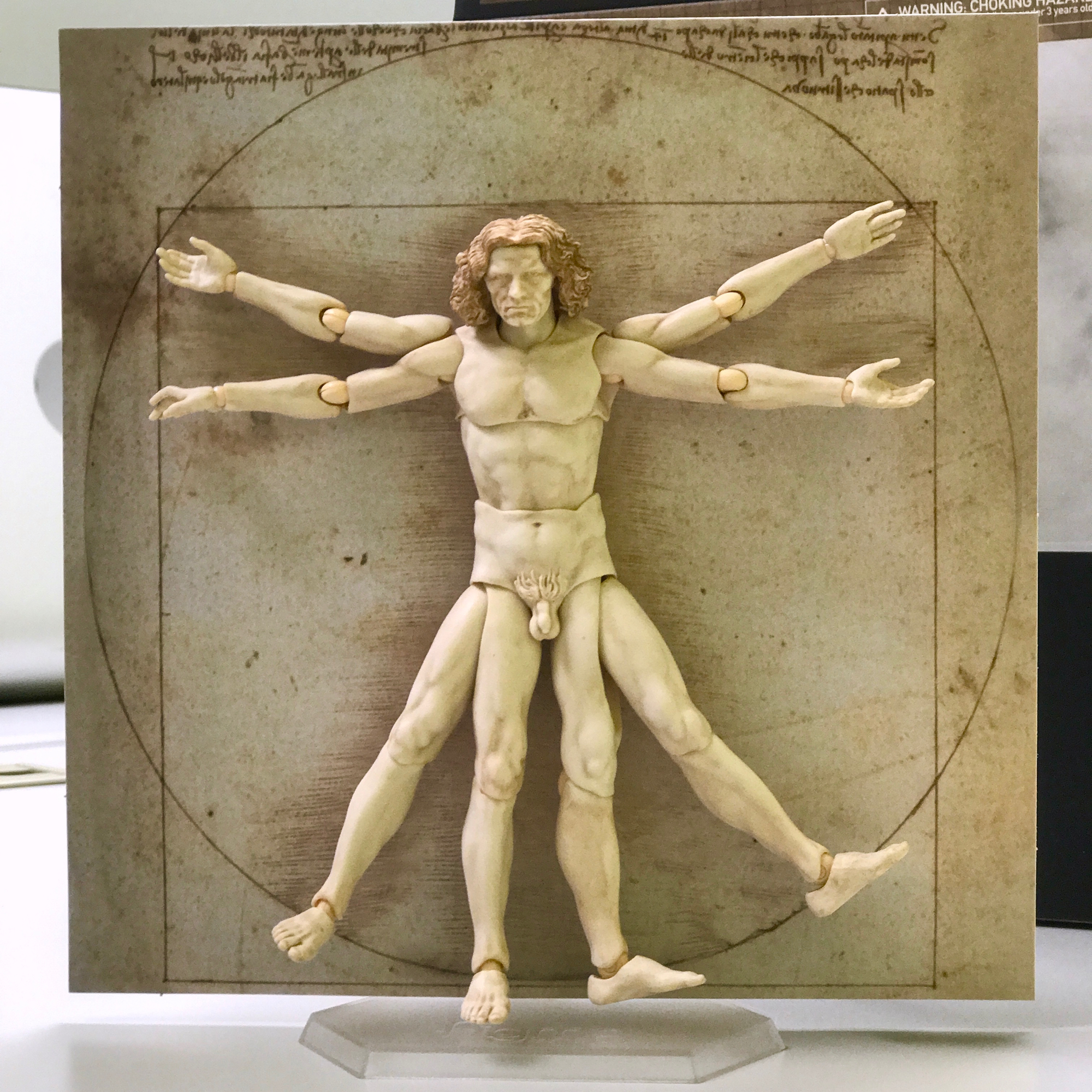 figma テーブル美術館 ウィトルウィウス的人体図 ノンスケール ABS&PVC