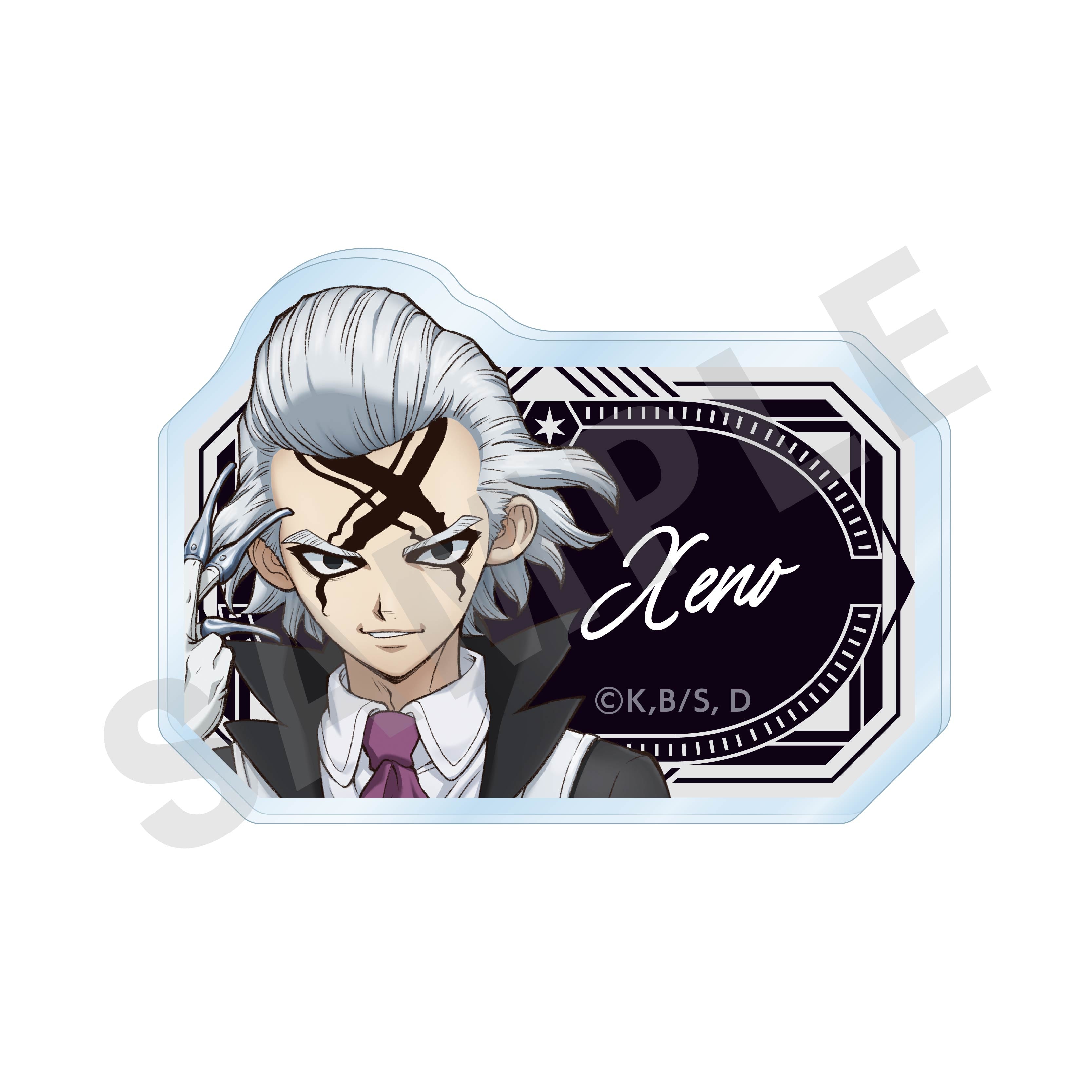 Dr．STONE」ネームバッジ（Dr.ゼノ）｜アニメバコ【心おどる