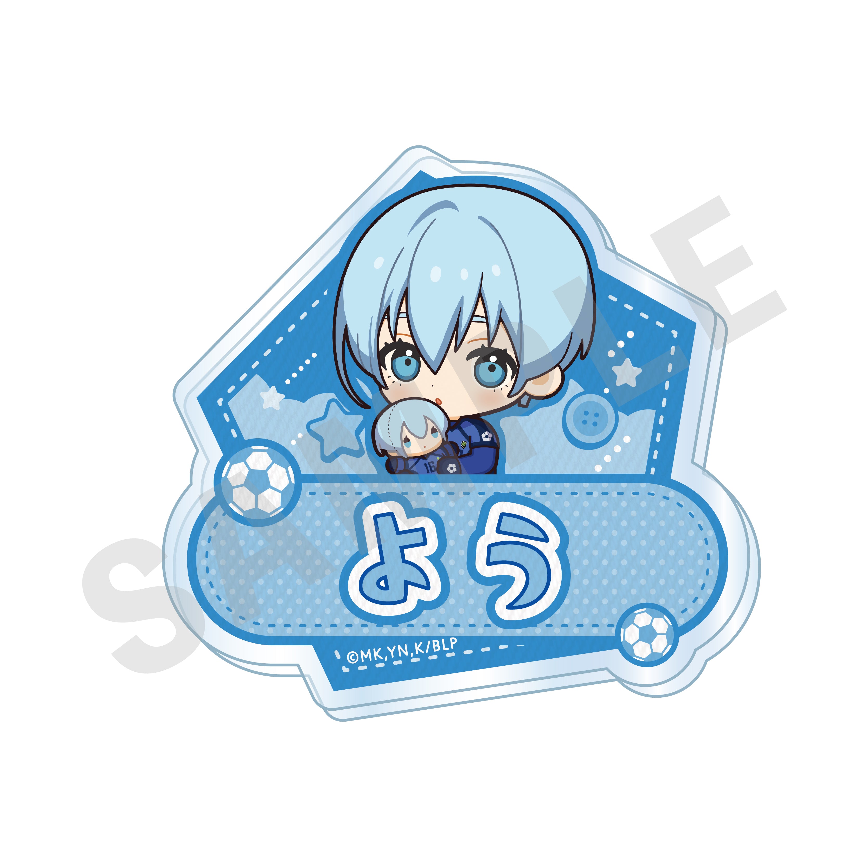 TVアニメ『ブルーロック』ミニキャラだっこシリーズ お名前バッジ 氷織