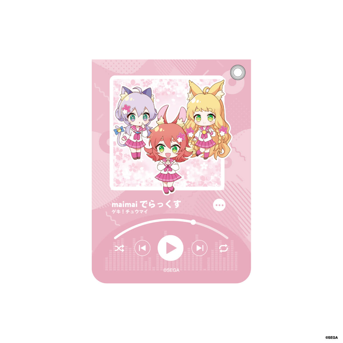 maimaiでらっくす】 レザーパスケース（ラズ・ソルト・シフォン