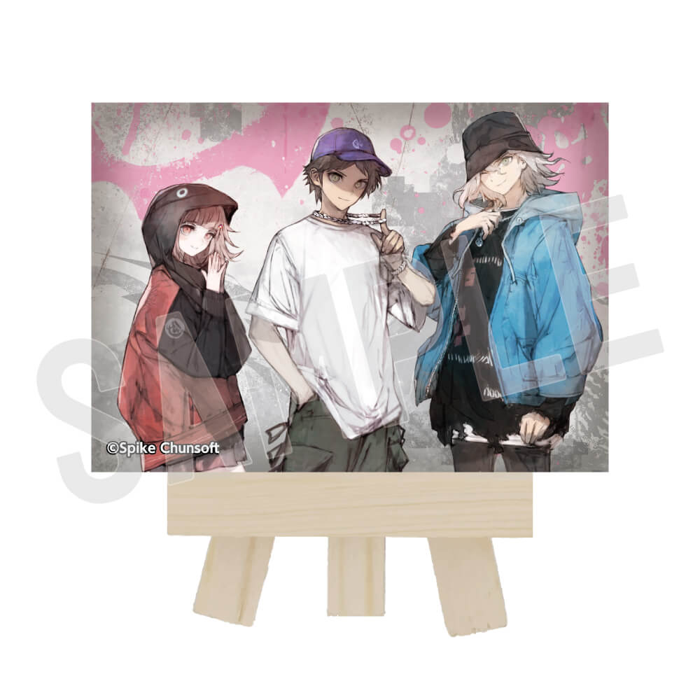 ダンガンロンパシリーズ】 ミニキャンバスボード（日向、狛枝、七海