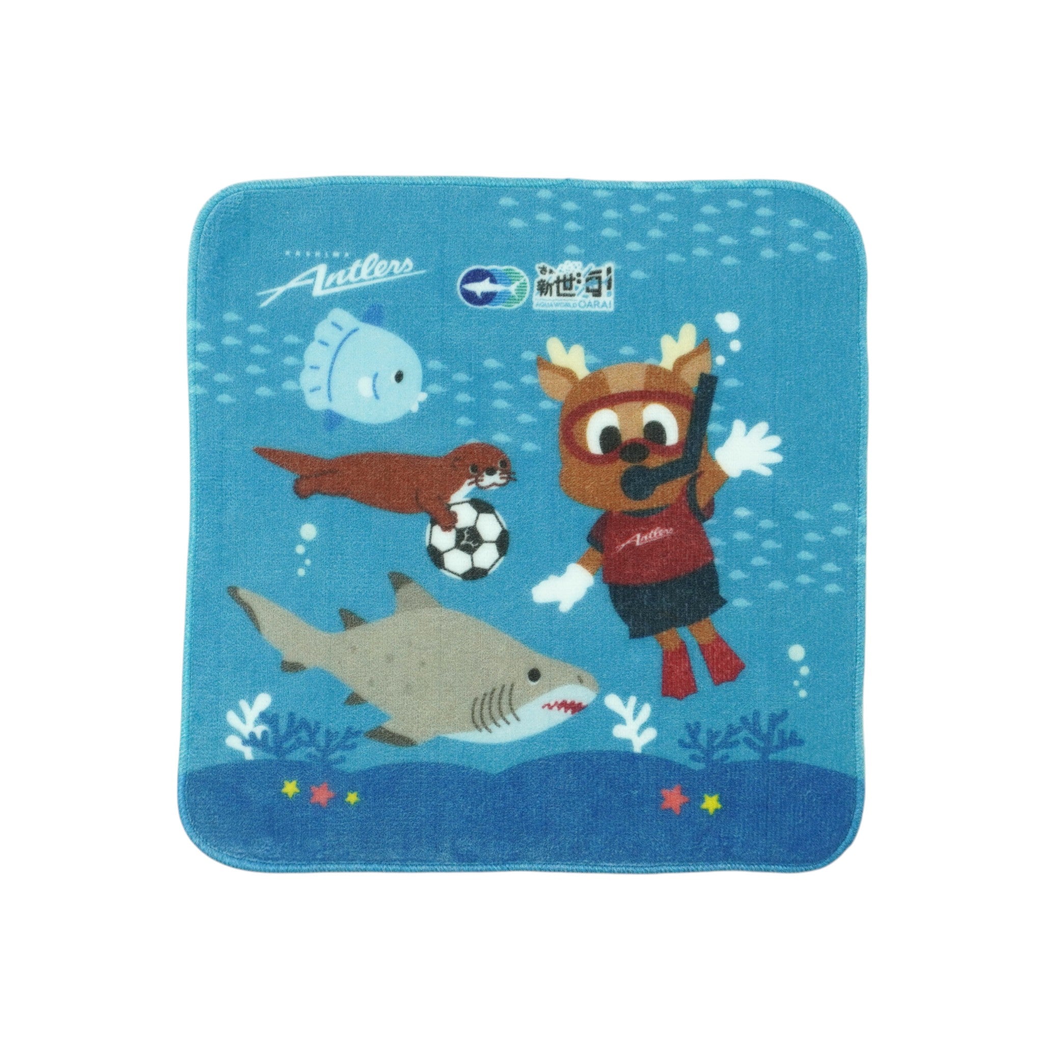 アクアワールド大洗×鹿島アントラーズ ミニタオル – 鹿島アントラーズ