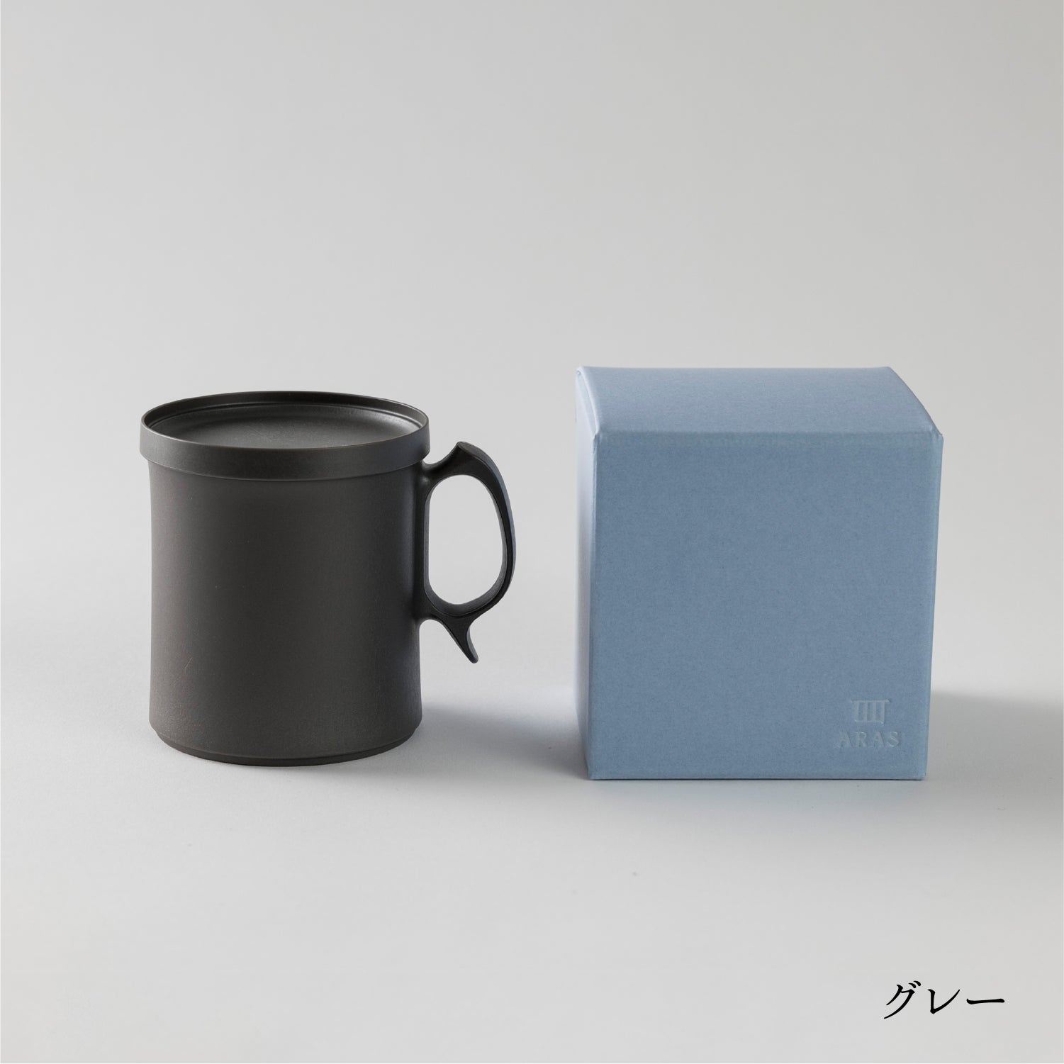 電子レンジ対応の「マグカップ 大 ・豆皿タパ ギフトボックス付き」