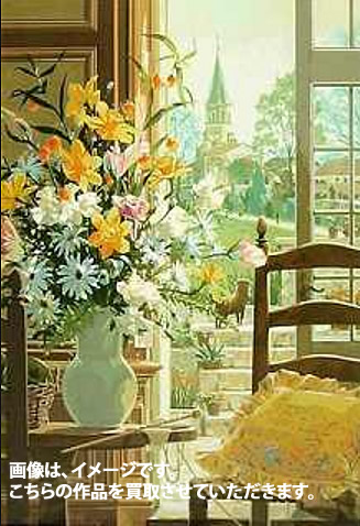 笹倉鉄平☆ 『ジェラテリア』シルクスクリーン STー1 笹倉鉄平 「マヨール広場」 シルクスクリーン Teppei Sasakura –