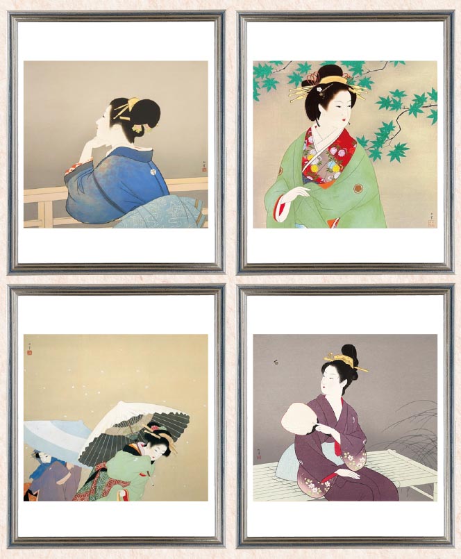 上村松園 四季の美人画」ーー孫の上村淳之画伯が選んだ松園晩年の傑作