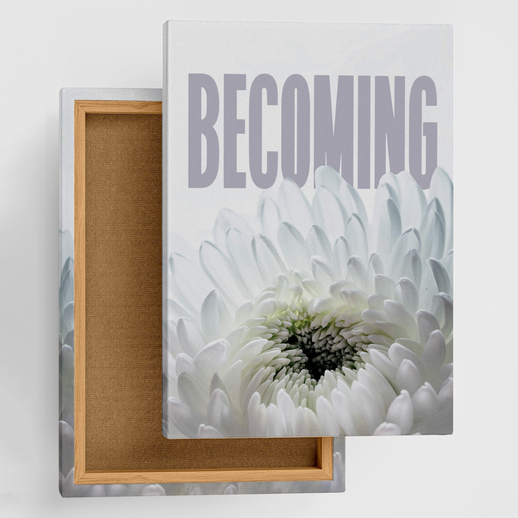 未完成の美しさを描いた花のアート｜Becoming – ArtDeli. アートパネル