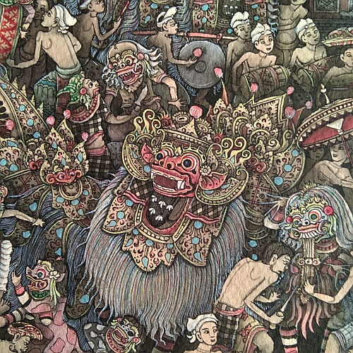 バリ絵画の商品ページ