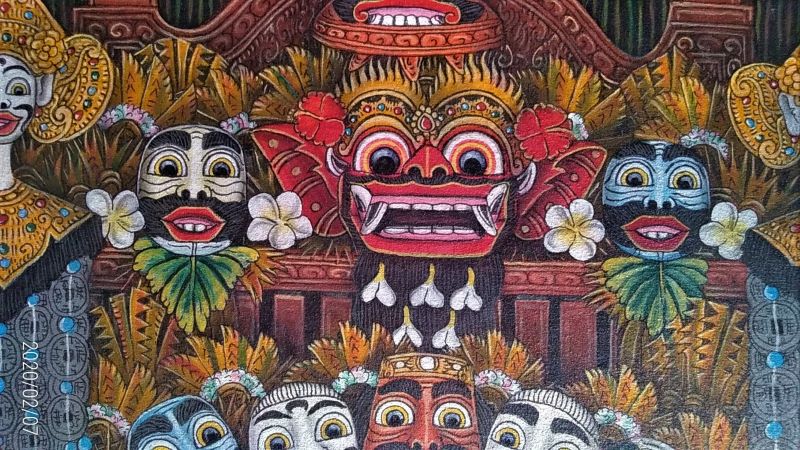 バリ絵画の商品ページ