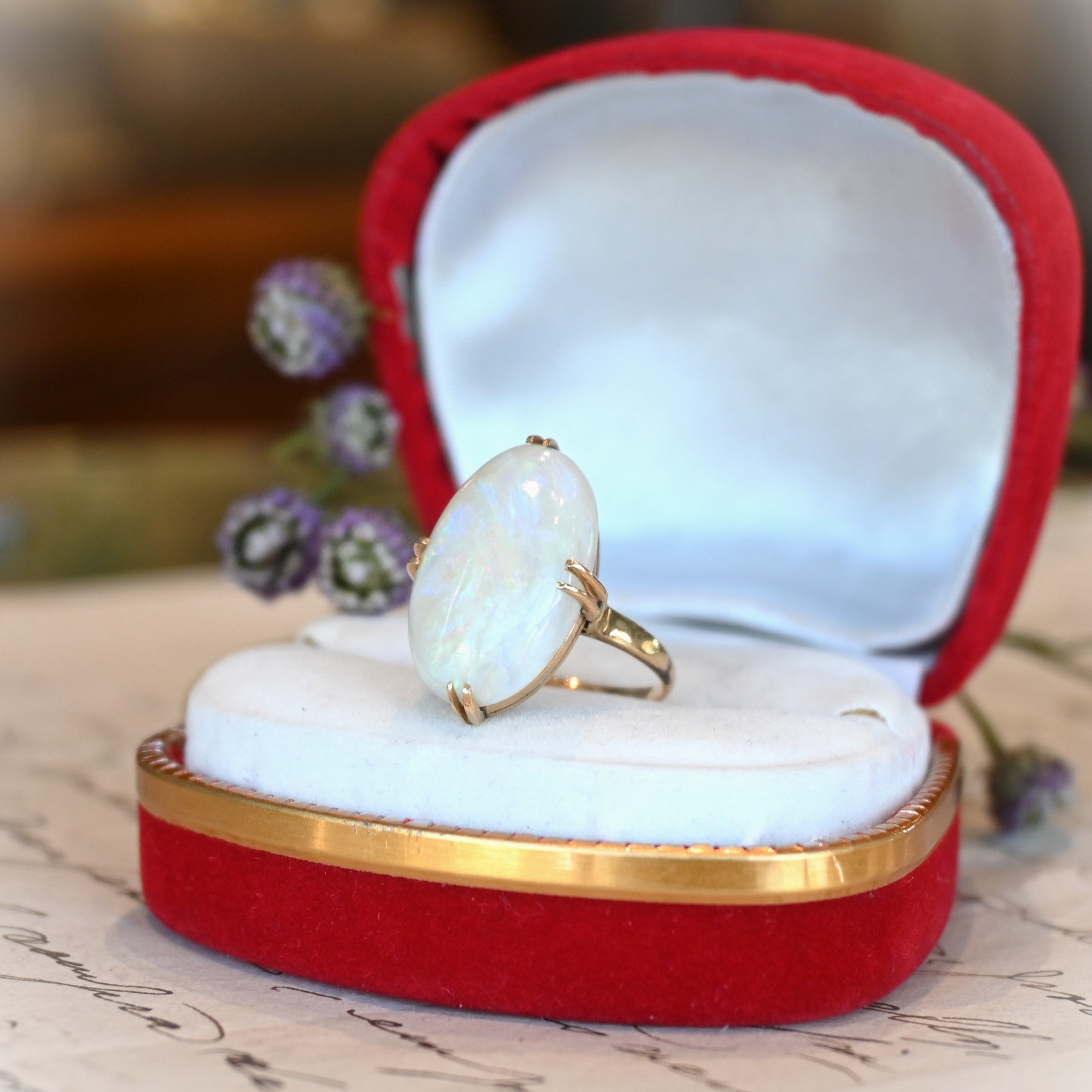 大きなオパール リング | 芦屋Antico