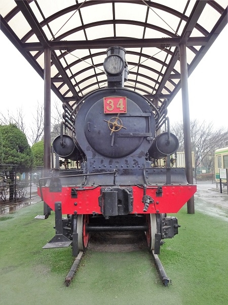 公園保存車両 萩中児童公園の保存車両 その1 東武鉄道B3形蒸機: B767