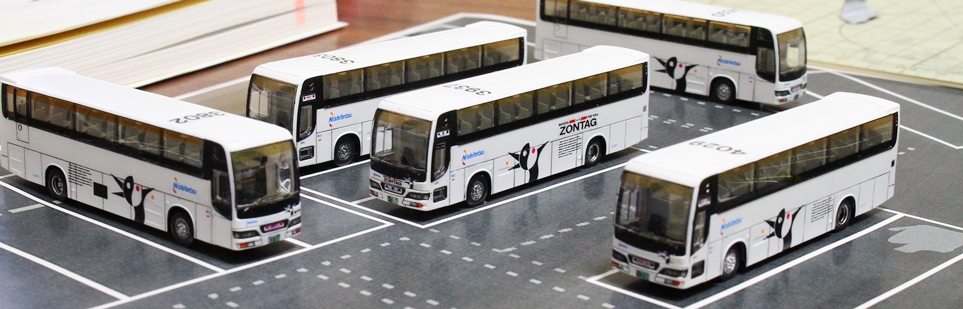 バスコレ西鉄高速バス5台セットで遊ぶ