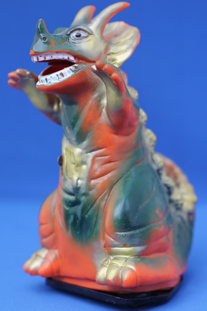 発火式ゼンマイ動力・ヨネザワの怪獣キングドラゴン – 昭和玩具研究+発表