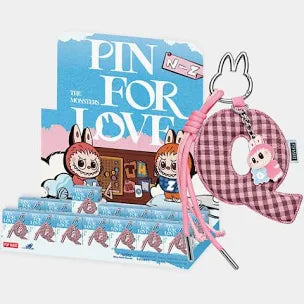 Authentic THE MONSTERS Pin for Love Series-Letter Pendant Blind