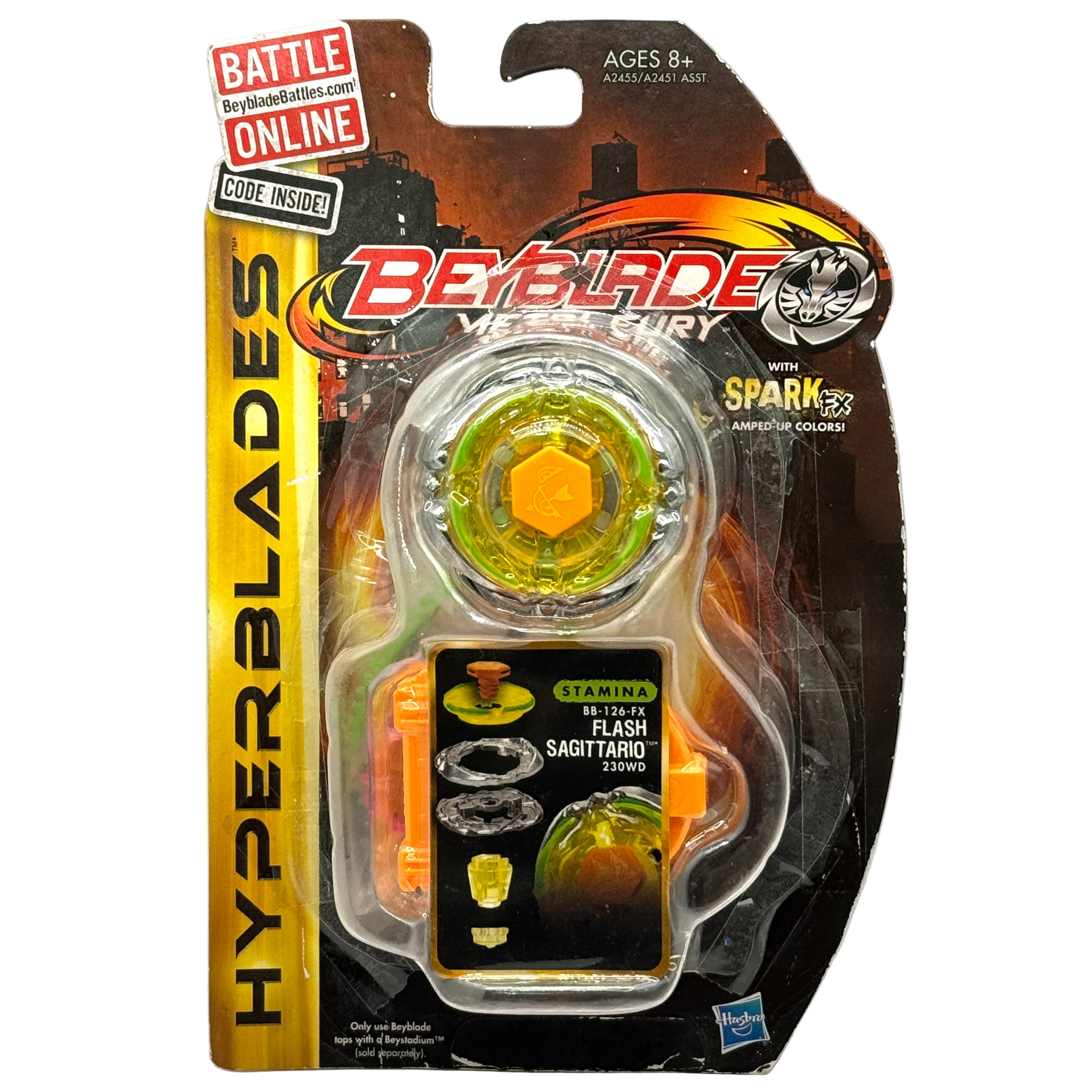 BB-126 Hasbro Metal Fury Flash Sagittario Stamina 230WD