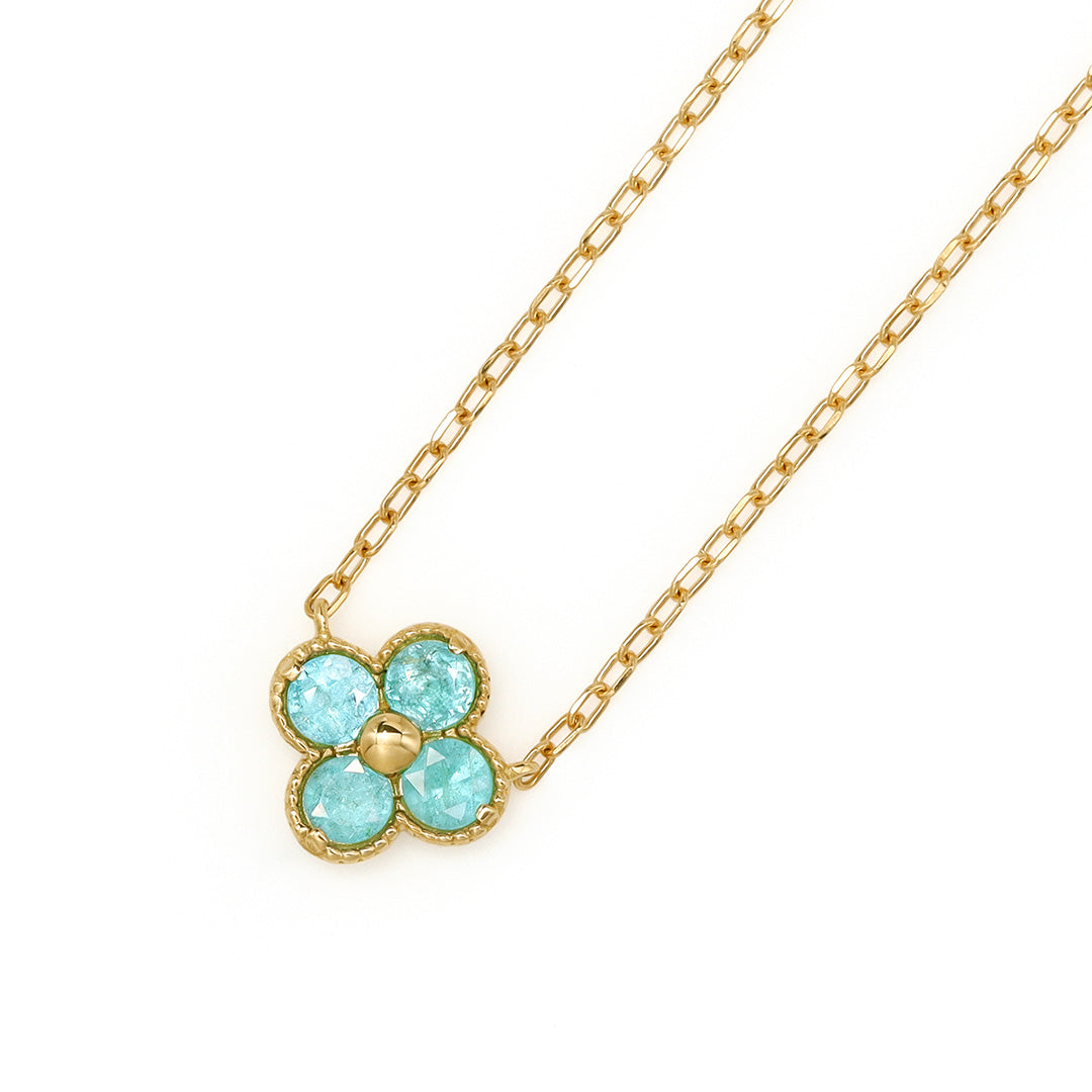 ビズー公式】パライバトルマリン ブラジル産 K18(18金) PTネックレス