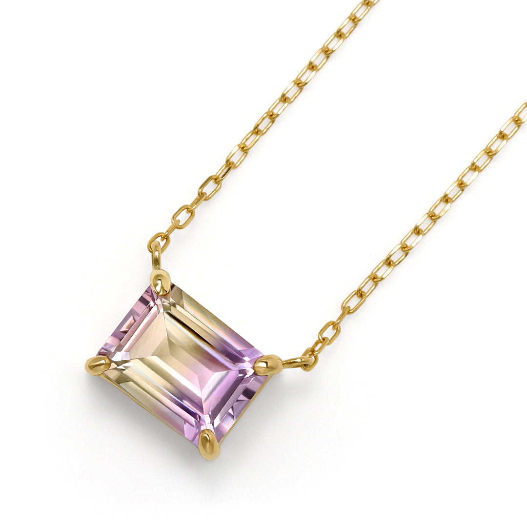 ビズー公式】アメトリン K18(18金) ネックレス セラム | 希少石カラー