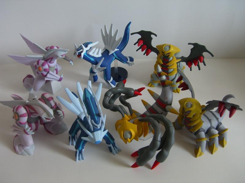 ぽけもん☆かふぇ 立体ポケモン図鑑 NO.483、484、487