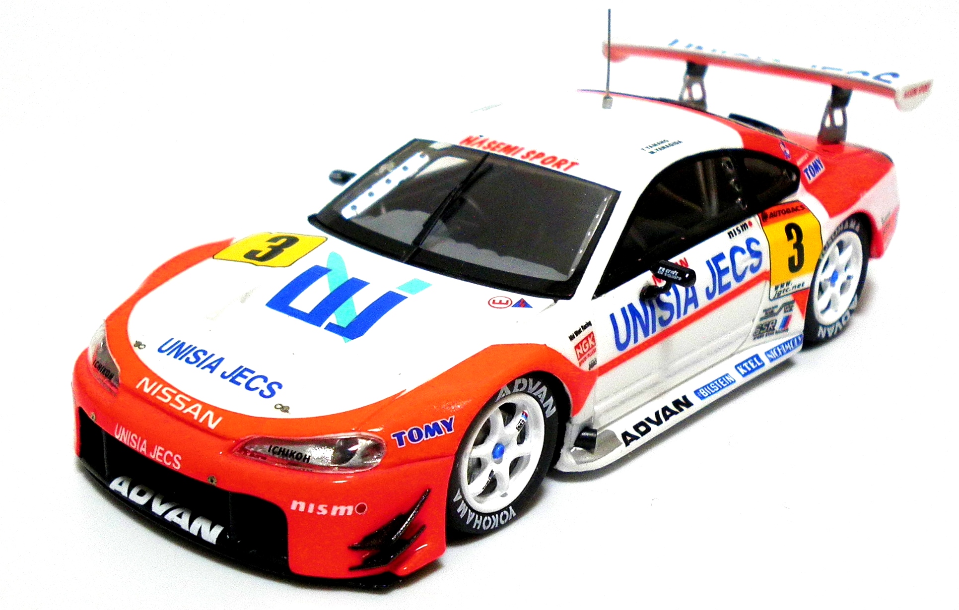 EBBRO 1/43 UNISIA JECS SILVIA JGTC 2002 | アペックスの趣味ノート