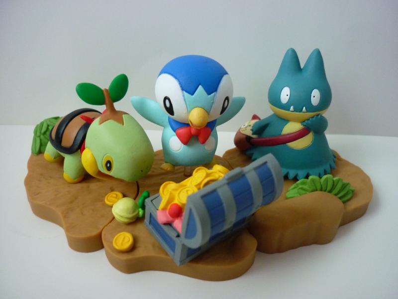 ぽけもん☆かふぇ ポケモン不思議のダンジョン ジオラマ フィギュア