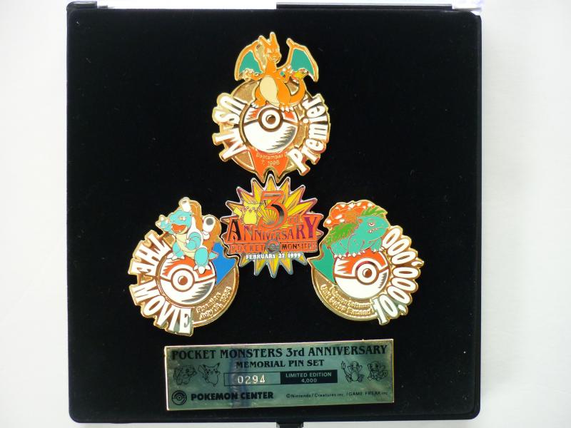 ぽけもん☆かふぇ 3 周年記念ピンズセット