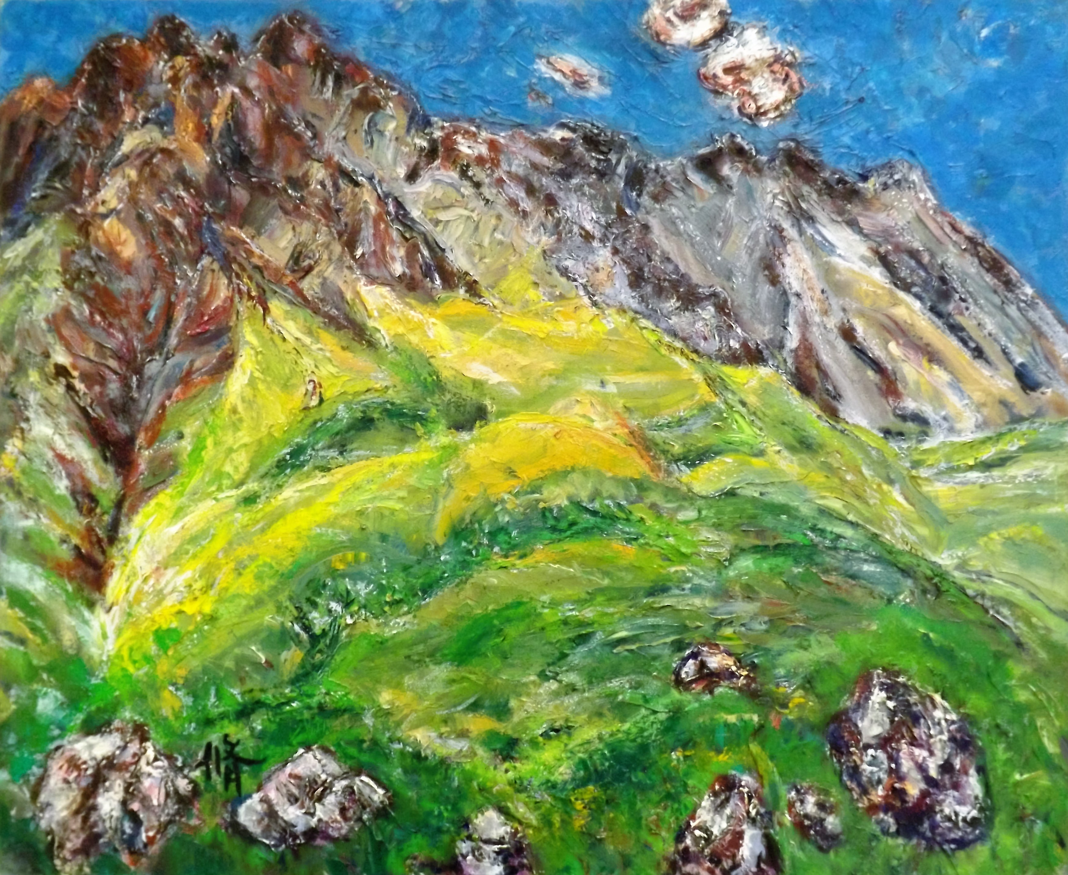 桜島を描く（吉田） | 井上和雄 吉田脩二 美術館