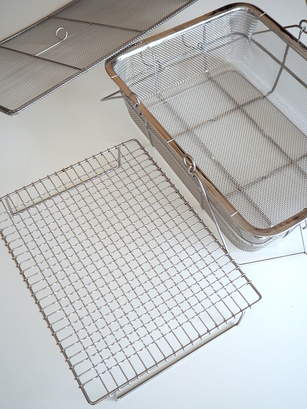 辻和金網】ふたつき干しかご(大) ☆ 今週分のパンを買う。 | 28平米の