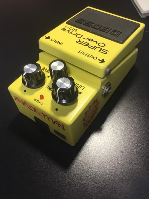 analog.man sd-1 push/pull ts-808 silver mod | みちしるべ