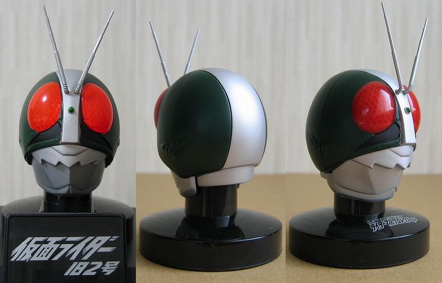 ライダーマスクコレクション プレミアム発光台座ディスプレイ ～動画編