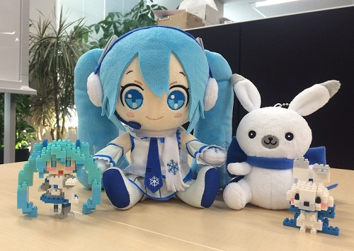 雪ミク スカイタウン】12/5（土）より発売中♪ぬいぐるみ、nanoblock