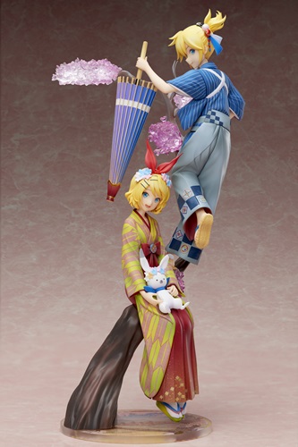 雪ミク スカイタウン】フィギュア「鏡音リン～花色衣～」「鏡音レン