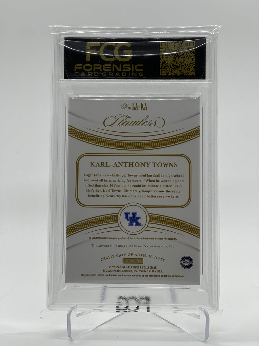 Karl Anthony Towns - 2020-21 Panini Flawless - Legacy Auto - FCG