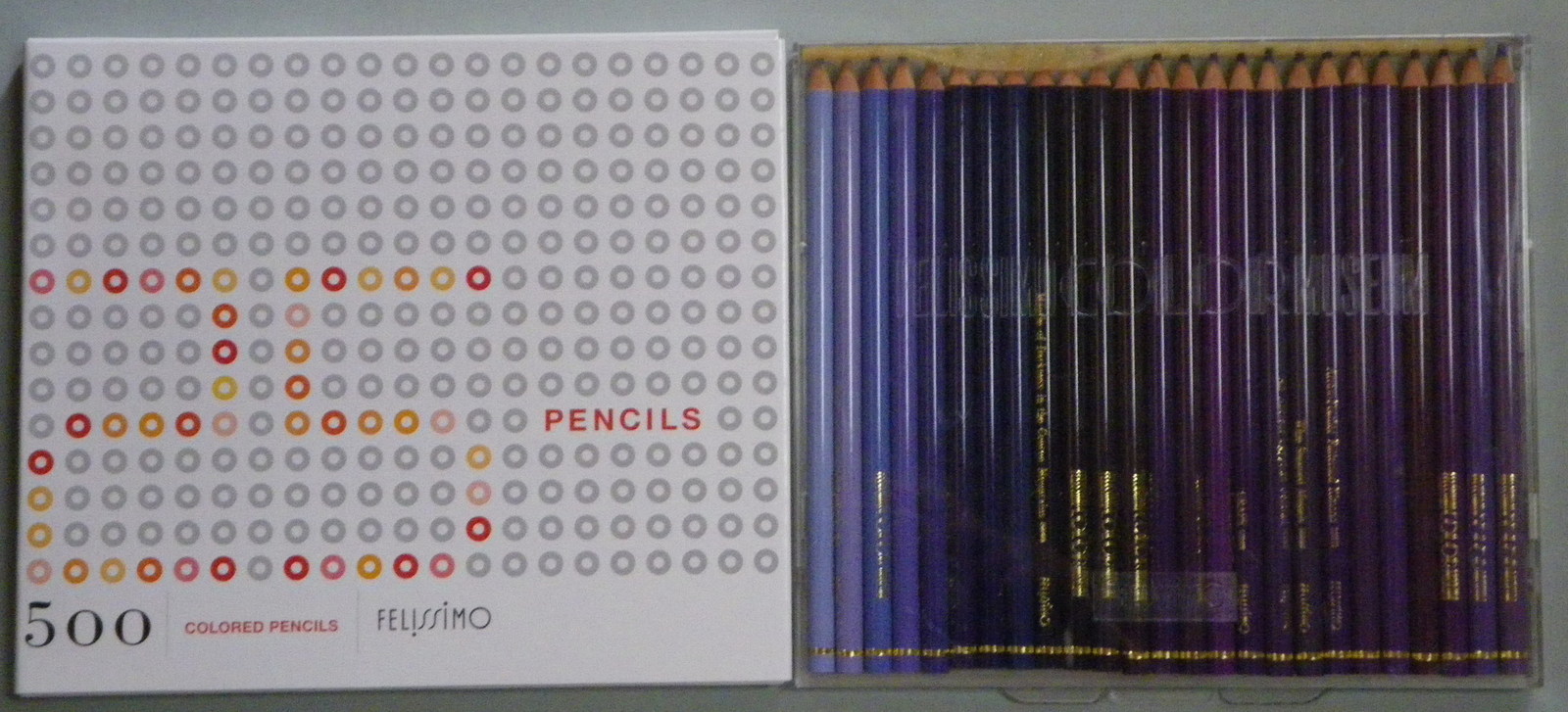 500色の色えんぴつ」考 紙ケースの構造(1) ～フェリシモ500色