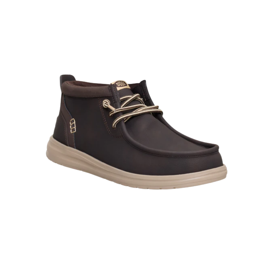 The Boot Jack: Hey Dude Wally Mid Gripr Mole Brown Boots