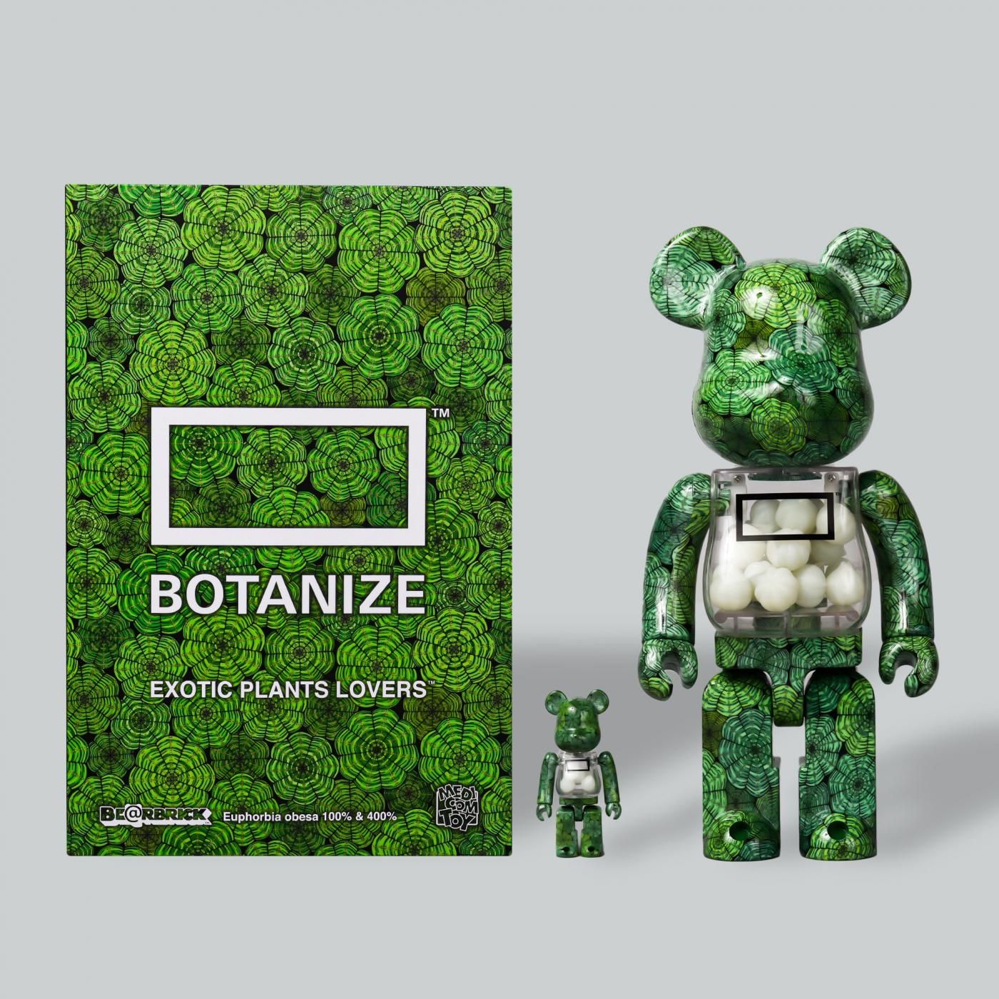 BE@RBRICK × BOTANIZE 400%&100%