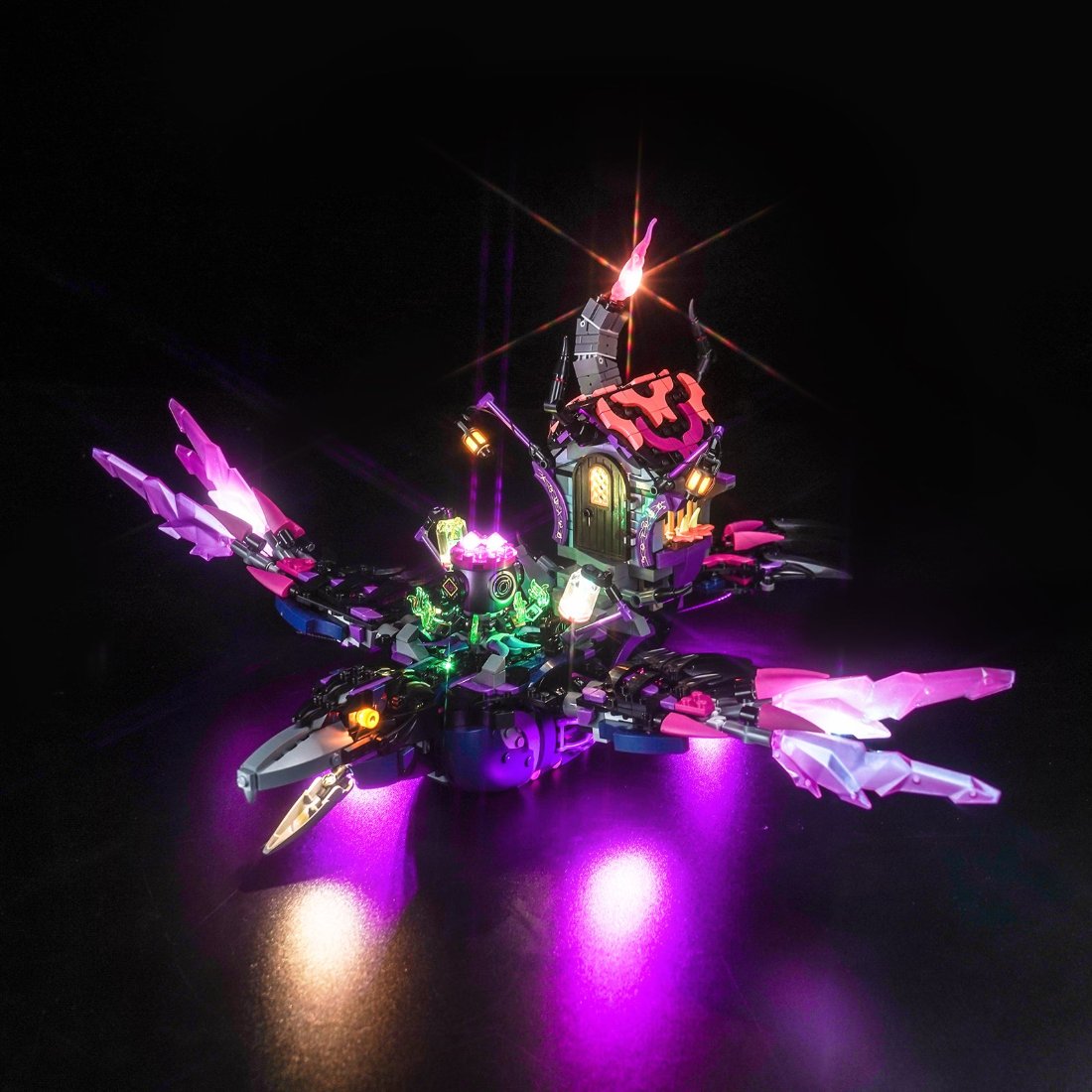 Light Kit for LEGO DREAMZzz The Never Witch's Midnight Raven 71478