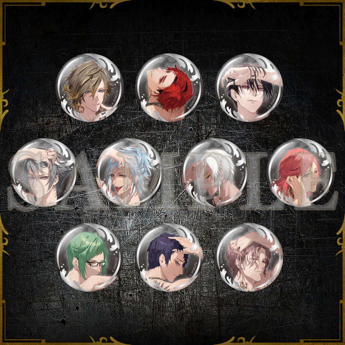 ノーチラス・ブルー 56mm缶バッジ – ブラックスター -Theater Starless