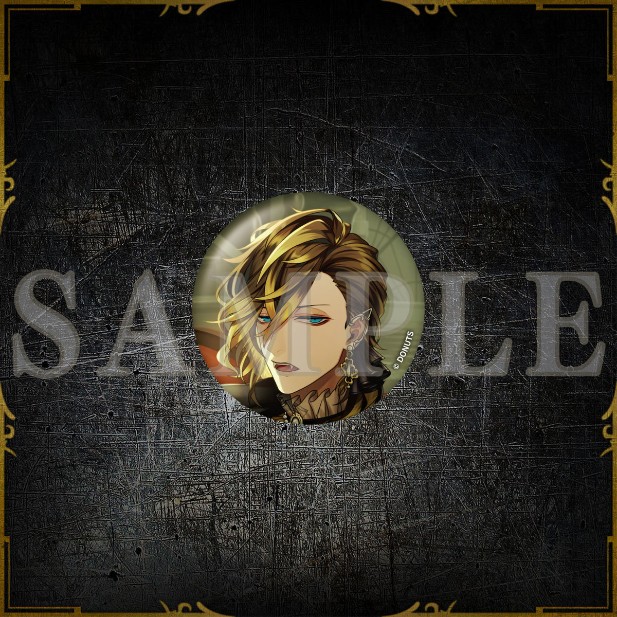 56㎜缶バッジ 6周年衣装 カードイラストver. – ブラックスター