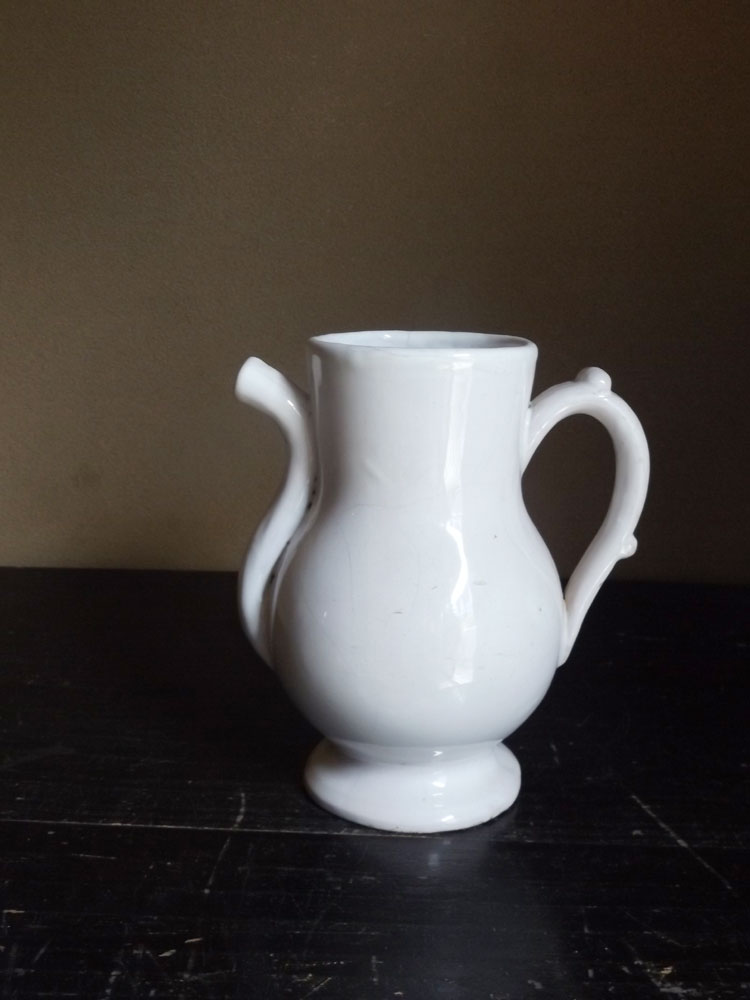 ムスティエ釉の調味料入れ A ムスティエ釉の調味料入れ A ムスティエ釉