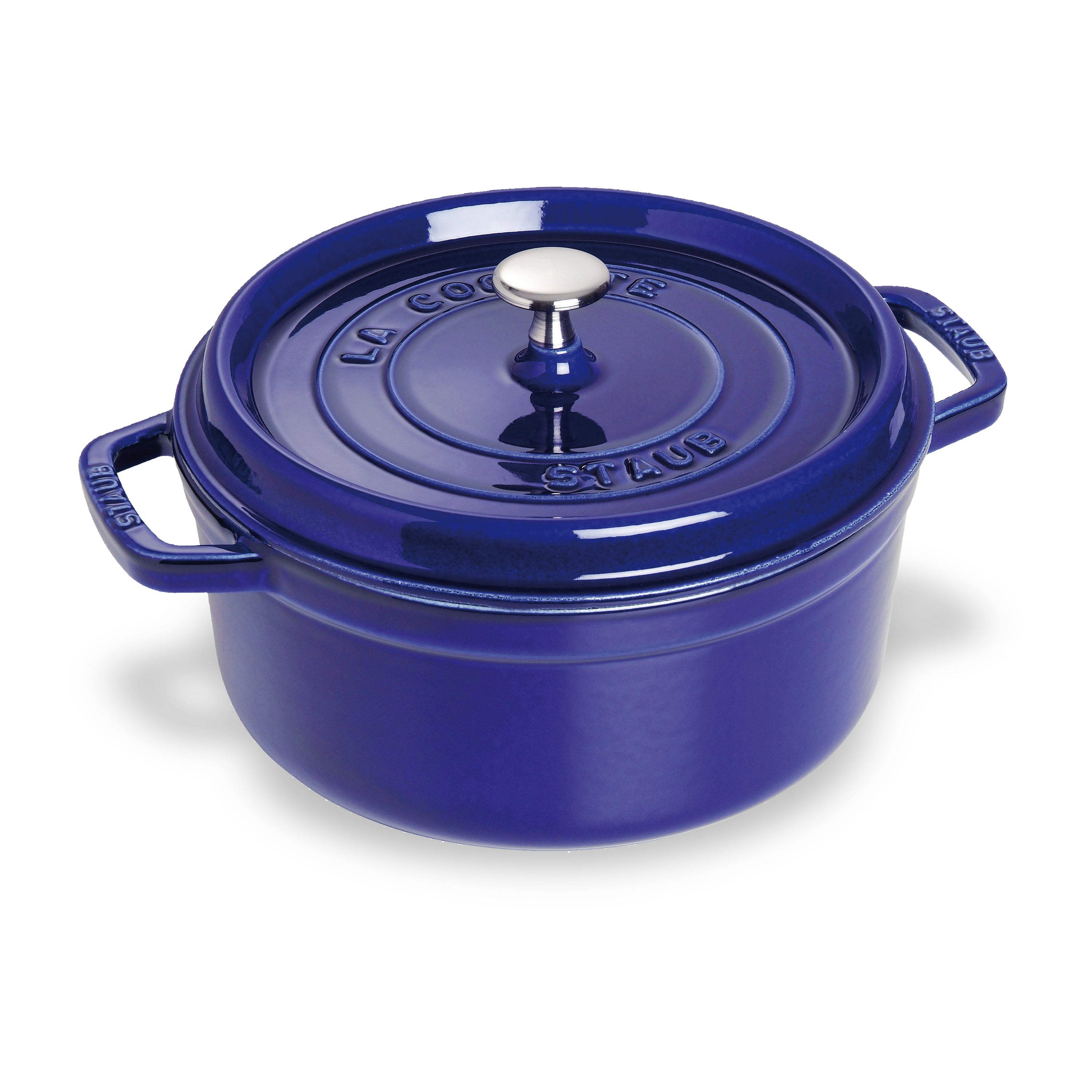 Staub Dutch Oven - 7-qt Cast Iron Cocotte - Sapphire Blue