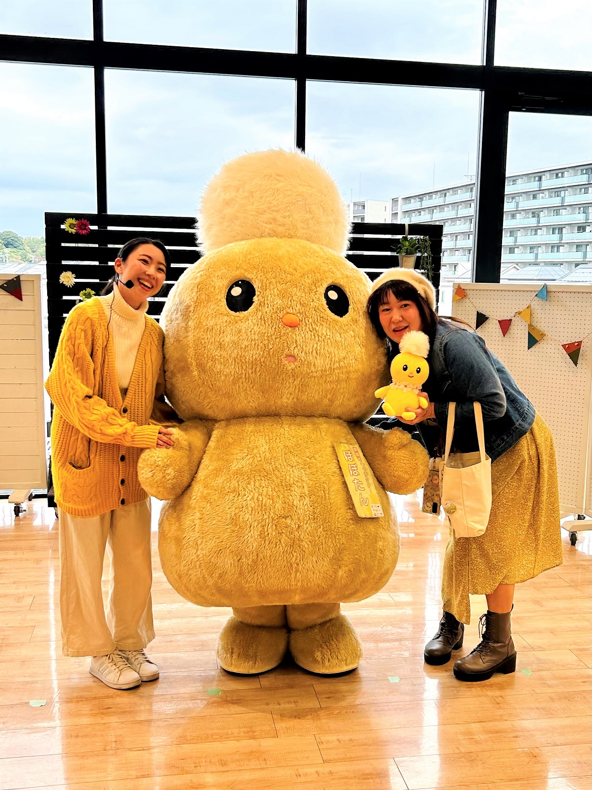 くみまちモールあさかに「ぽぽたん」がやって来ました！😲 | 【公式