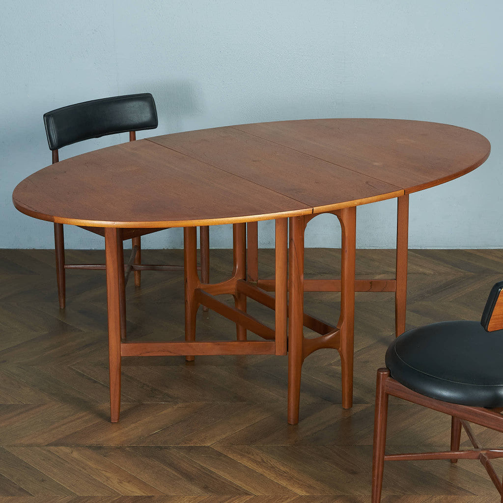 ネイサン Nathan ヴィンテージ ドロップリーフ ゲートレッグテーブル