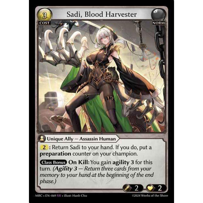 Norm] Sadi, Blood Harvester [MRC069-SR] [Grand Archive TCG] – カードン
